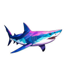 Polygon Stamp Shark