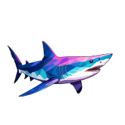Polygon Stamp Shark