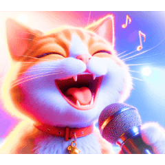 Kucing Karaoke Ceria