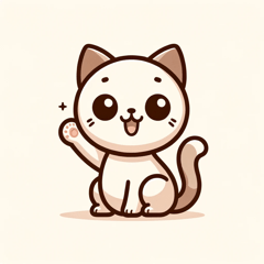 Playful Kitty Stickers