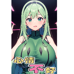 Anime Watermelon Girl (daily language3)