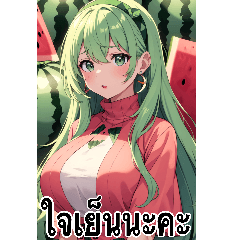 Anime Watermelon Girl (daily language)