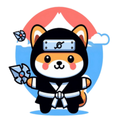 Shiba Inu Ninja - Yurumaru Characterless