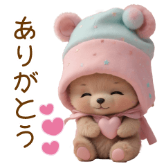 cute little bears Sticker2 by keimaru