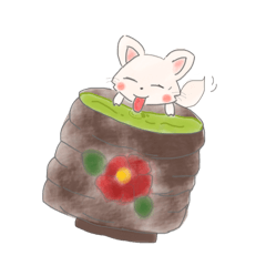Kawaii Cat and Fox