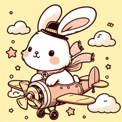 Happy Rabbit's Daily Stickers