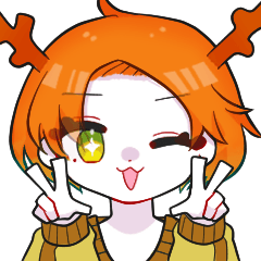 Dragon Girl Character(Orange)