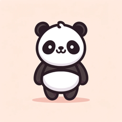 Stiker Panda Lucu1