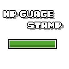 HP Guage with animation(Pixel)