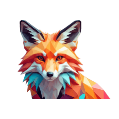 Polygon Stamp Fox