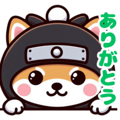 Shiba Inu Ninja - Yurumaru Greetings3