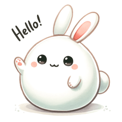 Mochi Bunny Greetings