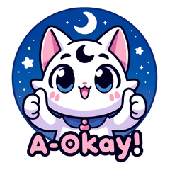 Luna Cat Stickers