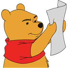 Stiker Jenaka Winnie the Pooh