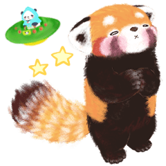 Red panda Pohe/ Arrange / English