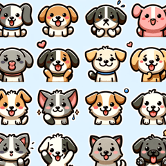 Cute Dog LINE Stickers