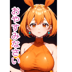 Anime Orange Girl (Daily Language 1)