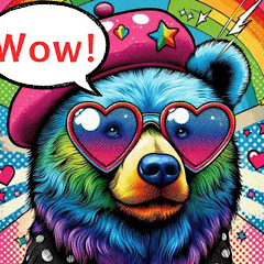 Colorful and Cheerful Bear Line Stickers