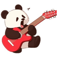 guitar panda