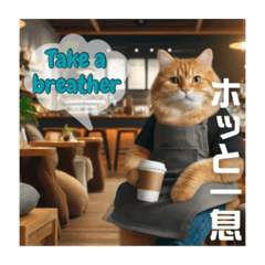 THE CAT-He is a barista