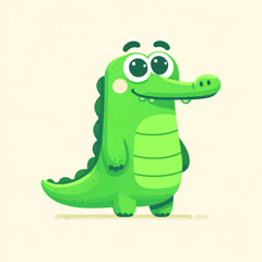 Cute Crocodile Stickers1