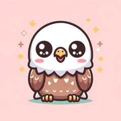 Cute Eagle Stickers1