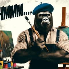 Gorila Pintor