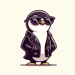 Cool Penguin Stickers
