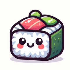 Koleksi Emoji Sushi Lucu