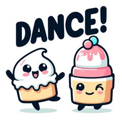 Cute Cake Characters