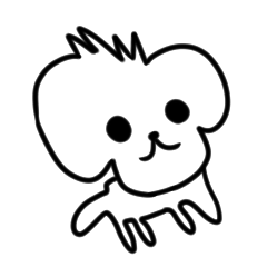 Satona Artist's Dog Sticker