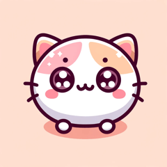 Cute cat Stickers5