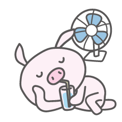 Summer life of Little Piggy, Animated