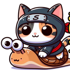 Cat Ninja - Yuru-nyan Greeting5