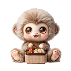 Japanese Macaque Mochi Daily Routine 1