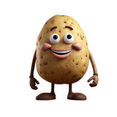 mysterious Potato sticker