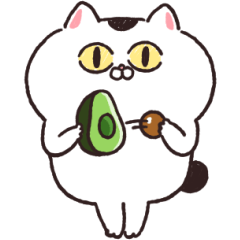 Cat sticker"Neko-chan"3(Taiwan)
