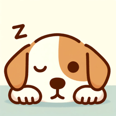 Sleeping Dog Sticker2