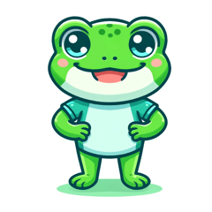 Cute Frog Stickers1