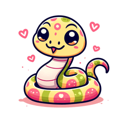 Cute Snake Stickers1