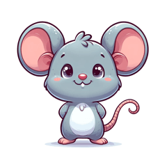 Cute Mouse Stickers1