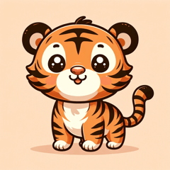 Cute Tiger Stickers3