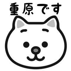 Shigehara white cats stickers