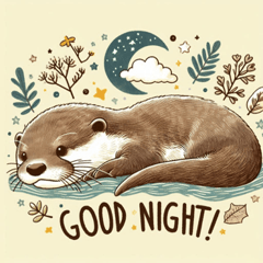 Otter Joy Stickers2@SFW