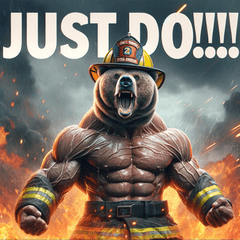 Fire Bear Man