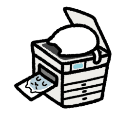 Working cat move Sticker