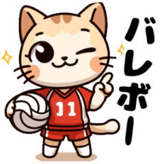 Volleyball-loving cats
