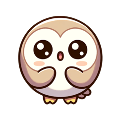 Cute Chibi Owl Stickers for Fun!