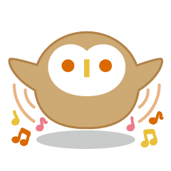 Otoboke Owl [ flapping of wings ]