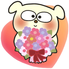 Kawaii Chubby dog Sticker 2